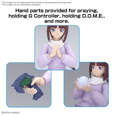 BANDAI FIGURE RISE TIFFA ADILL MODEL KIT PVC ACTION FIGURE