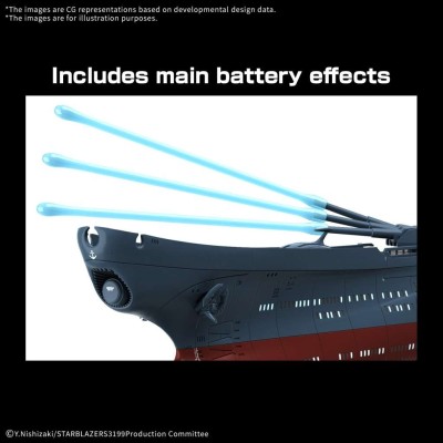 SPACE BATTLESHIP YAMATO 3199 EXP. SHIP OF TRASCENDENTAL DIM. 1/1000 MODEL KIT FIGURE BANDAI