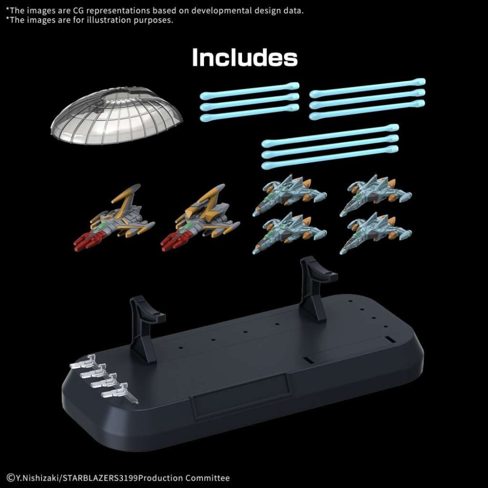 BANDAI SPACE BATTLESHIP YAMATO 3199 EXP. SHIP OF TRASCENDENTAL DIM. 1/1000 SCALE PVC MODEL KIT