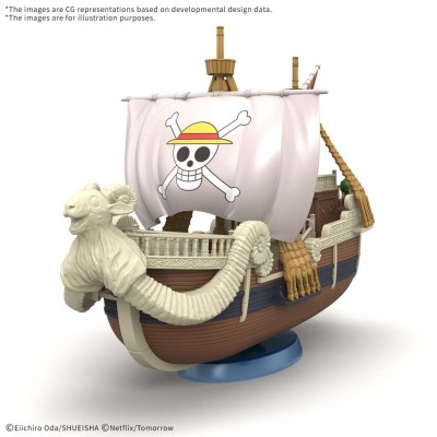 BANDAI ONE PIECE GRAND SHIP COLLECTION GOING MERRY NETFLIX VER. PVC MODEL KIT