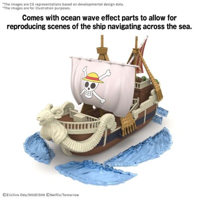 ONE PIECE GRAND SHIP COLLECTION GOING MERRY NETFLIX VERSION MODEL KIT BANDAI