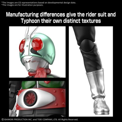 BANDAI FIGURE RISE MASKED RIDER 1 MODEL KIT PVC FIGURE
