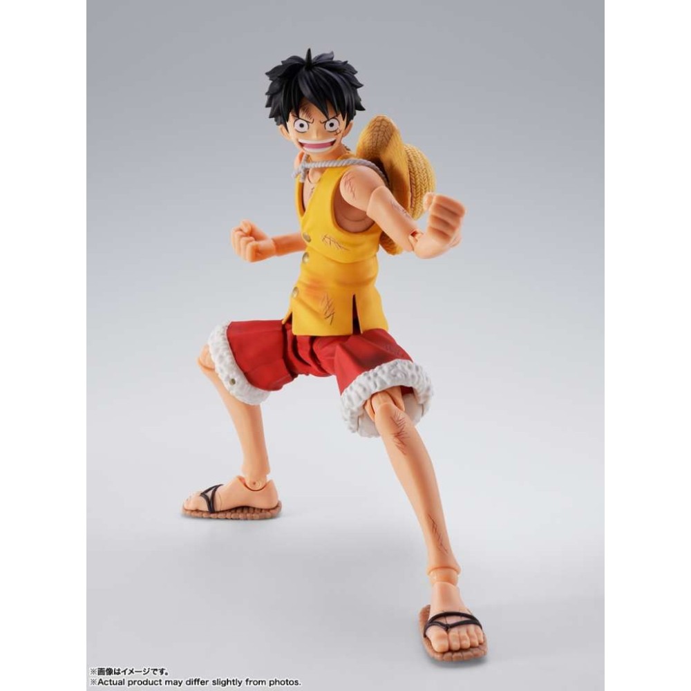 ONE PIECE MONKEY D. LUFFY MARINEFORD S.H. FIGUARTS ACTION FIGURE BANDAI