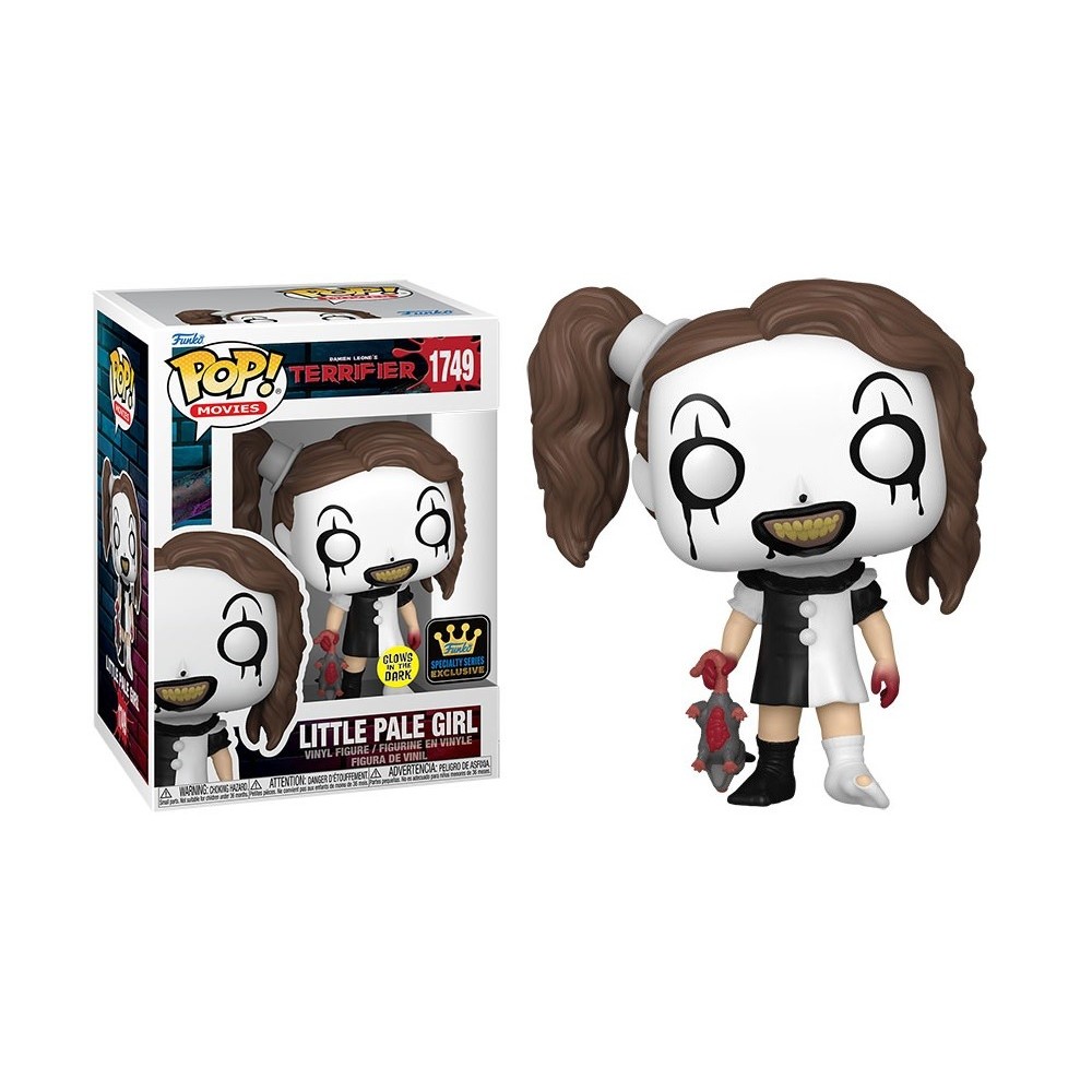 TERRIFIER LITTLE PALE GIRL GLOWING BOBBLE HEAD FIGURE FUNKO
