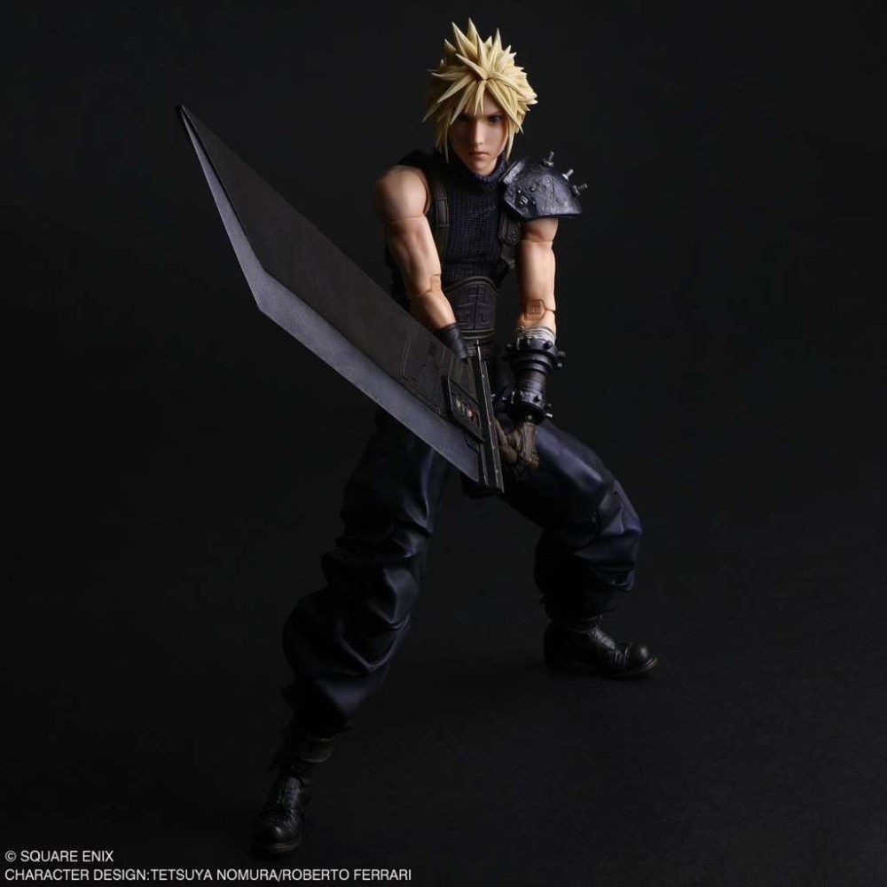 SQUARE ENIX FINAL FANTASY 7 REBIRTH CLOUD STRIFE P.A.S. ACTION FIGURE
