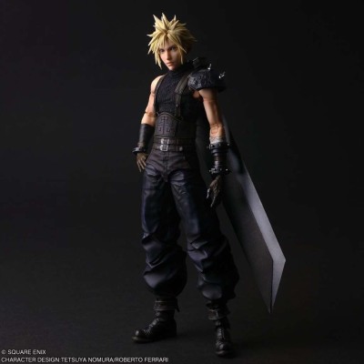 FINAL FANTASY 7 REBIRTH CLOUD STRIFE PLAY ARTS SHIN ACTION FIGURE SQUARE ENIX