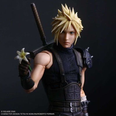 FINAL FANTASY 7 REBIRTH CLOUD STRIFE PLAY ARTS SHIN ACTION FIGURE SQUARE ENIX