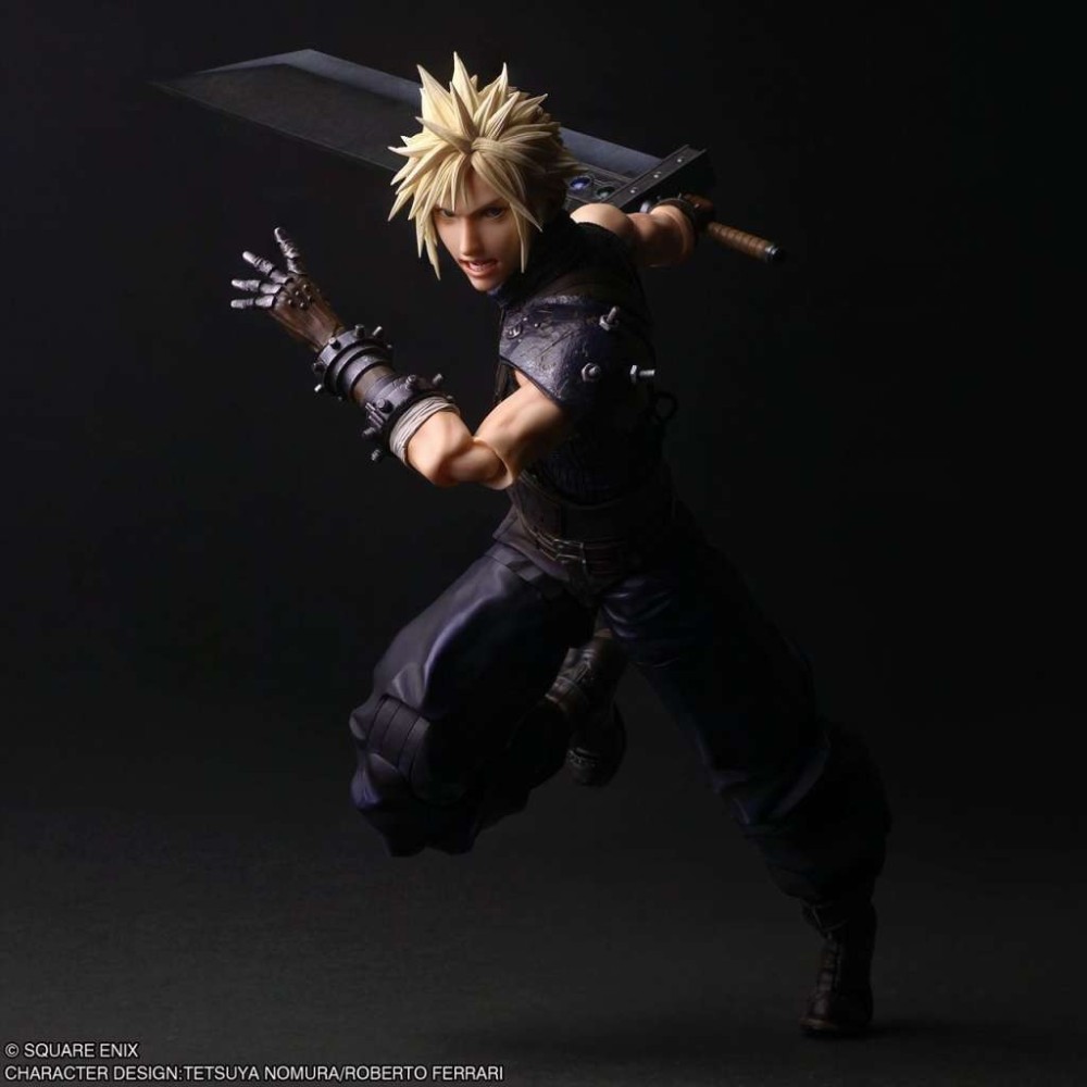 SQUARE ENIX FINAL FANTASY 7 REBIRTH CLOUD STRIFE P.A.S. ACTION FIGURE