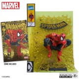 MC FARLANE MARVEL COLLECTION PVC STATUE SPIDER-MAN (SPIDER-MAN 1) BLACK AND GOLD 1/6 SCALE STATUE FIGURE