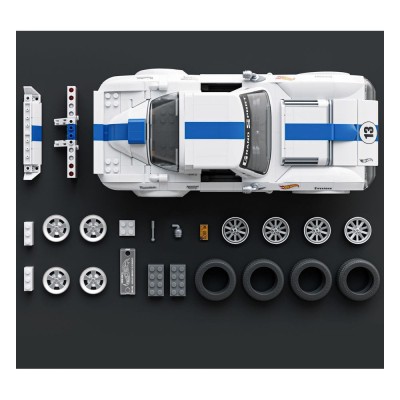 HOT WHEELS MATTEL BRICK SHOP CORVETTE GRAND SPORT 1/16 BUILDING SET MODEL MATTEL