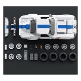 HOT WHEELS MATTEL BRICK SHOP CORVETTE GRAND SPORT 1/16 BUILDING SET MODEL MATTEL