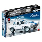 HOT WHEELS MATTEL BRICK SHOP CORVETTE GRAND SPORT 1/16 BUILDING SET MODEL MATTEL