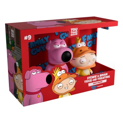 YOUTOOZ FAMILY GUY STEWIE AND BRIAN TRICK OR TREATING VINYL FIGURES
