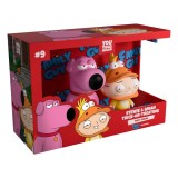 YOUTOOZ FAMILY GUY STEWIE AND BRIAN TRICK OR TREATING VINYL FIGURES