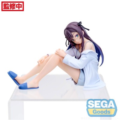 I MAY BE A GUILD RECEPTIONIST BUT I'LL SOLO ANY BOSS TO CLOCK OUT ON TIME PM PERCHING ALINA CLOVER STATUA FIGURE SEGA GOODS