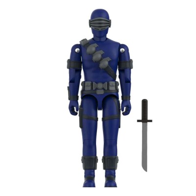 SUPER7 G.I. JOE REACTION+ SNAKE EYES PVC ACTION FIGURE