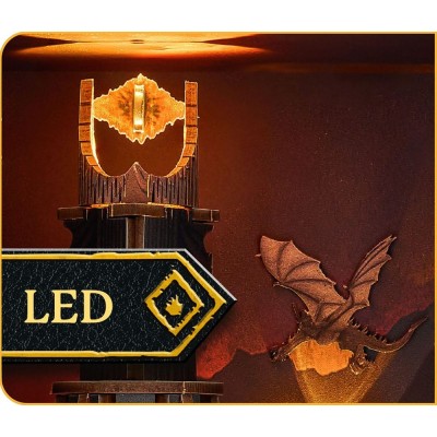 THE LORD OF THE RINGS TINY ADVENTURES BOOK NOOK MINI DIORAMA BARAD-DUR REVELL