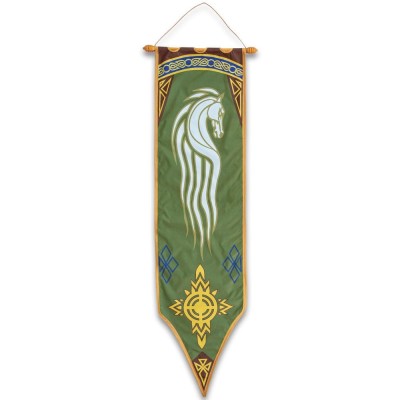 UNITED CUTERLY BRANDS LORD OF THE RINGS ROHAN WAR BANNER 1/1 PROP REPLICA 167CM