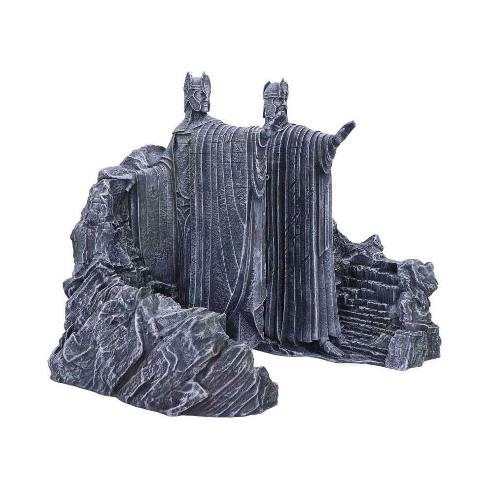 THE LORD OF THE RINGS GATES OF ARGONATH BOOKENDS FERMALIBRI IN RESINA 31CM NEMESIS NOW