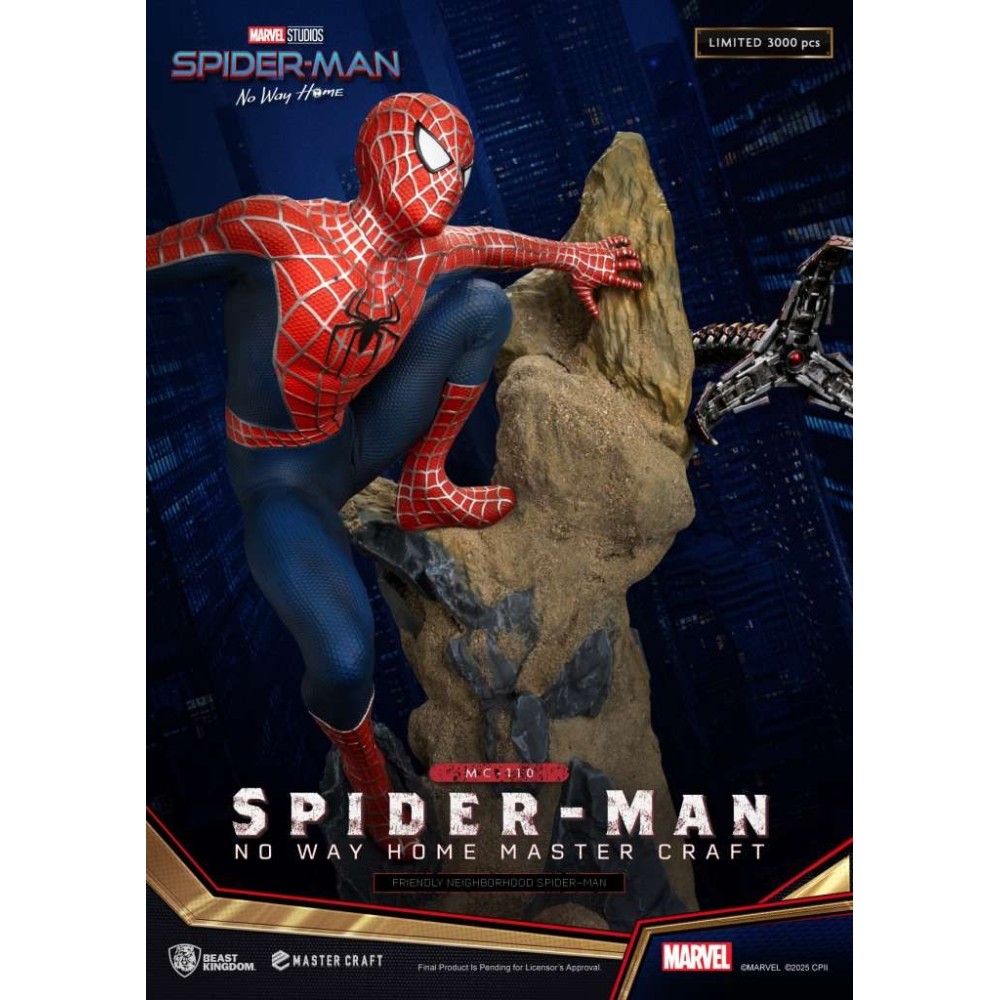 SPIDER-MAN NO WAY HOME FRIENDLY NEIGHBORHOOD SPIDER-MAN MASTER CRAFT STATUA FIGURE BEAST KINGDOM