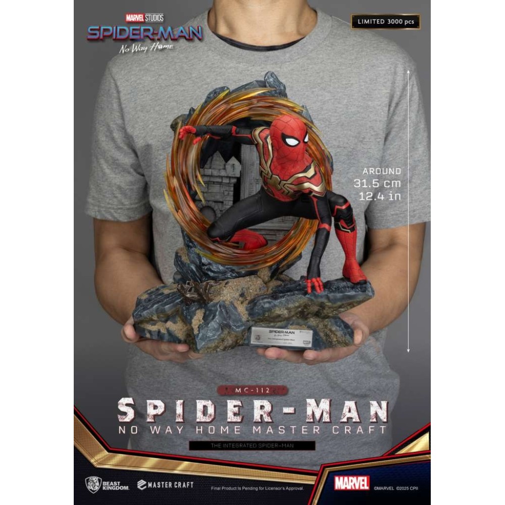 BEAST KINGDOM SPIDER-MAN NO WAY HOME THE INTEGRATED SPIDER-MAN MASTER CRAFT RESIN STATUE