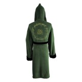 GROOVY UK  LORD OF THE RINGS ELVEN GREEN GOLD FLEECE BATHROBE