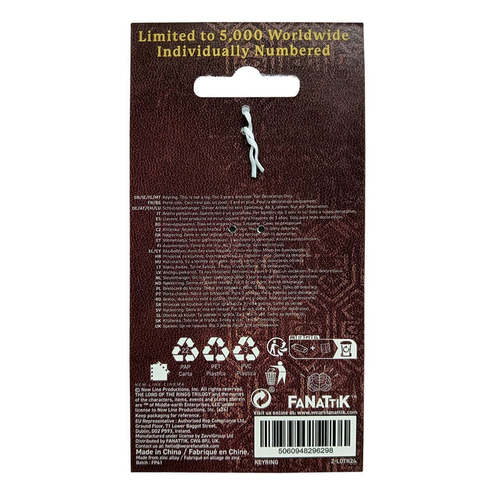 FANATTIK THE LORD OF THE RINGS GONDOR METAL KEYCHAIN
