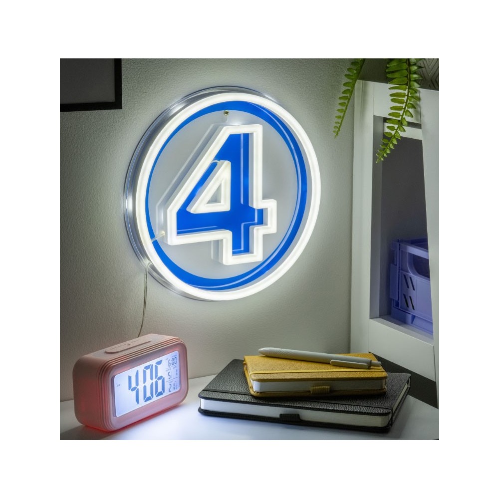 PALADONE PRODUCTS MARVEL FANTASTICI 4 LOGO LED NEON LIGHT