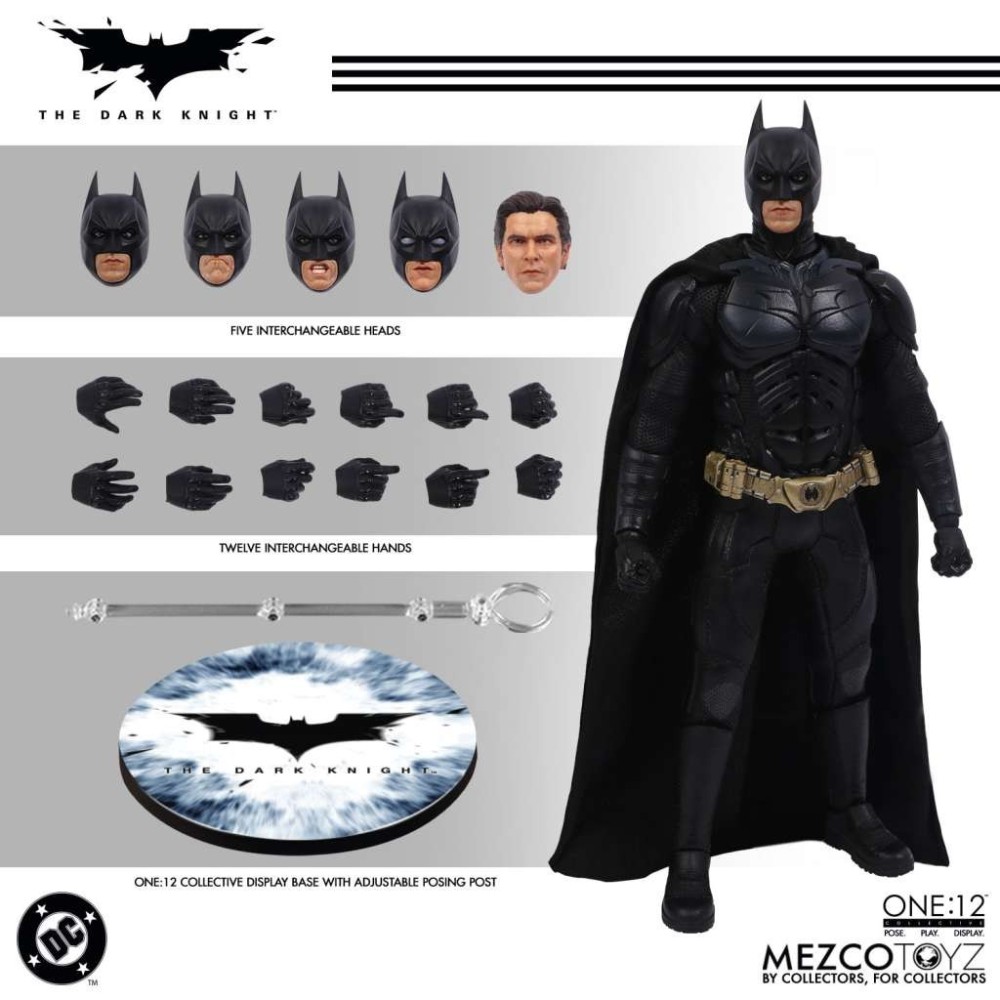 BATMAN THE DARK KNIGHT ONE:12 COLLECTIVE ACTION FIGURE MEZCO TOYS