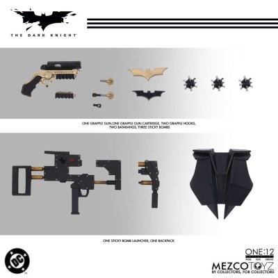 BATMAN THE DARK KNIGHT ONE:12 COLLECTIVE ACTION FIGURE MEZCO TOYS