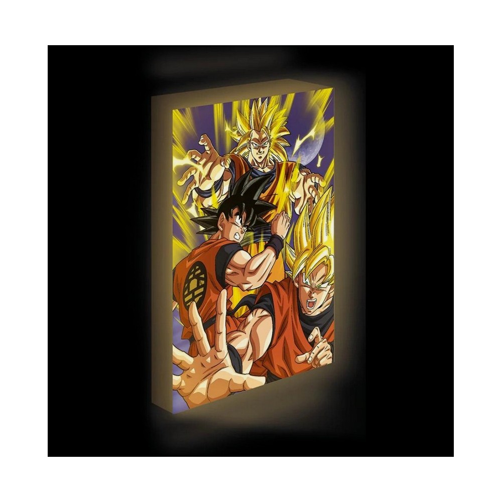 PYRAMID INTERNATIONAL DRAGON BALL Z GOKU SUPER SAIYAN LIGHT CANVAS 30X40CM