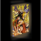 PYRAMID INTERNATIONAL DRAGON BALL Z GOKU SUPER SAIYAN LIGHT CANVAS 30X40CM