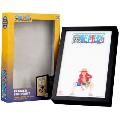 ONE PIECE MONKEY D. LUFFY QUADRO RETROILLUMINATO 20X30CM GRUPO ERIK