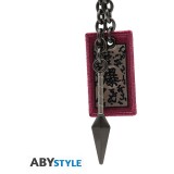 ABYSTYLE NARUTO SHIPPUDEN KUNAI AND EXPLOSIVE TAG KEYRING METAL KEYCHAIN