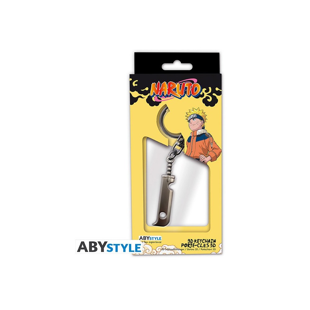 ABYSTYLE NARUTO SHIPPUDEN ZABUSA'S SWORD KEYRING METAL KEYCHAIN