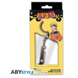ABYSTYLE NARUTO SHIPPUDEN ZABUSA'S SWORD KEYRING METAL KEYCHAIN