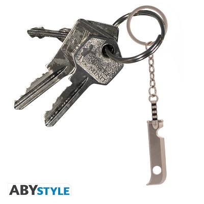 ABYSTYLE NARUTO SHIPPUDEN ZABUSA'S SWORD KEYRING METAL KEYCHAIN