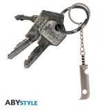 ABYSTYLE NARUTO SHIPPUDEN ZABUSA'S SWORD KEYRING METAL KEYCHAIN