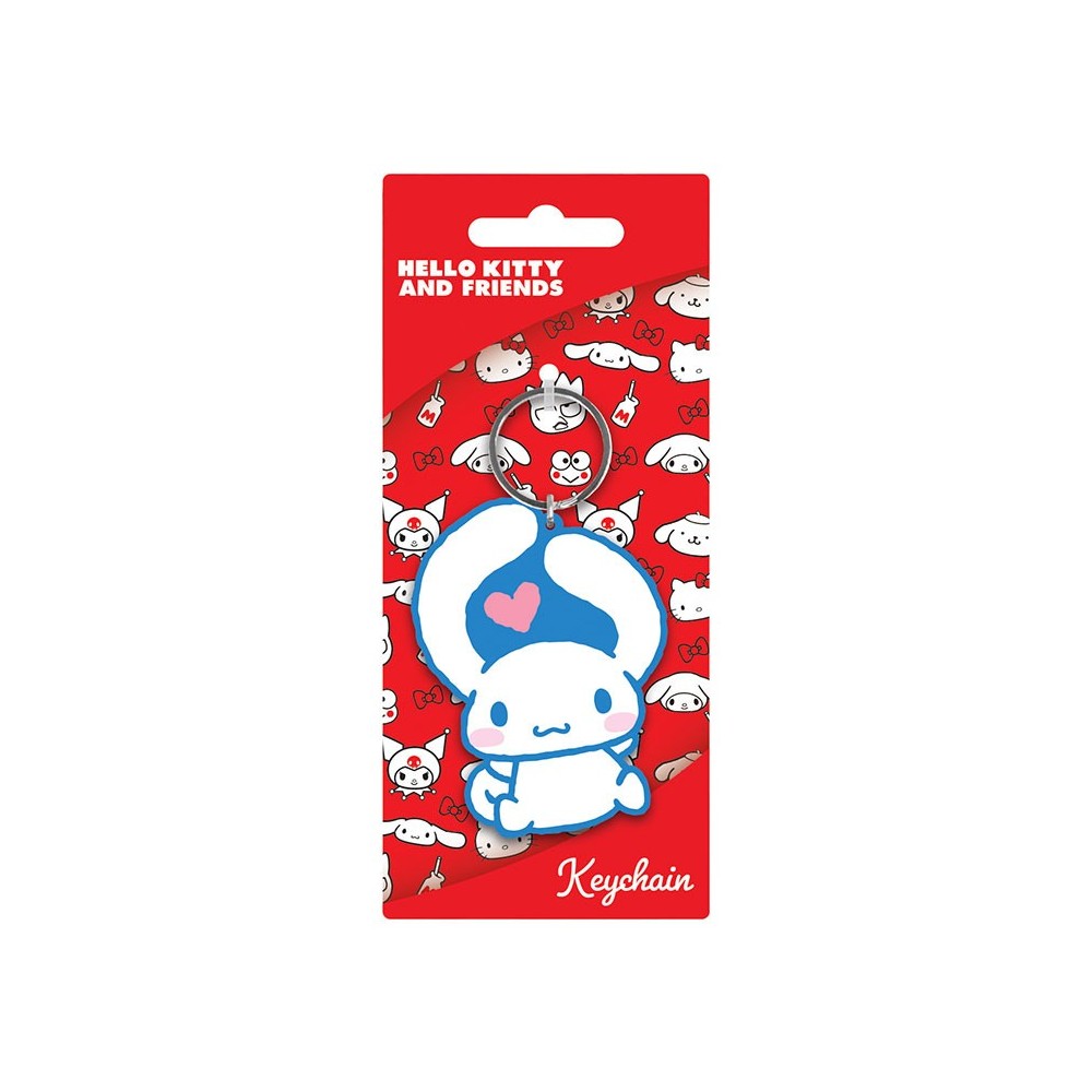 PYRAMID INTERNATIONAL HELLO KITTY SANRIO CINNAMOROLL KEYCHAIN KEYRING