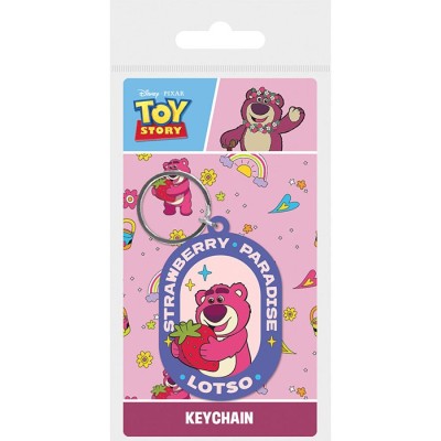 PYRAMID INTERNATIONAL TOY STORY LOTSO STRAWBERRY PARADISE KEYCHAIN KEYRING