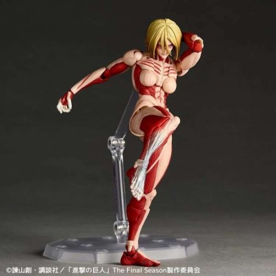KAITENDOH REVOLTECH A.Y. ATTACK ON TITAN FEMALE TITAN RE-RUN 16CM ACTION FIGURE