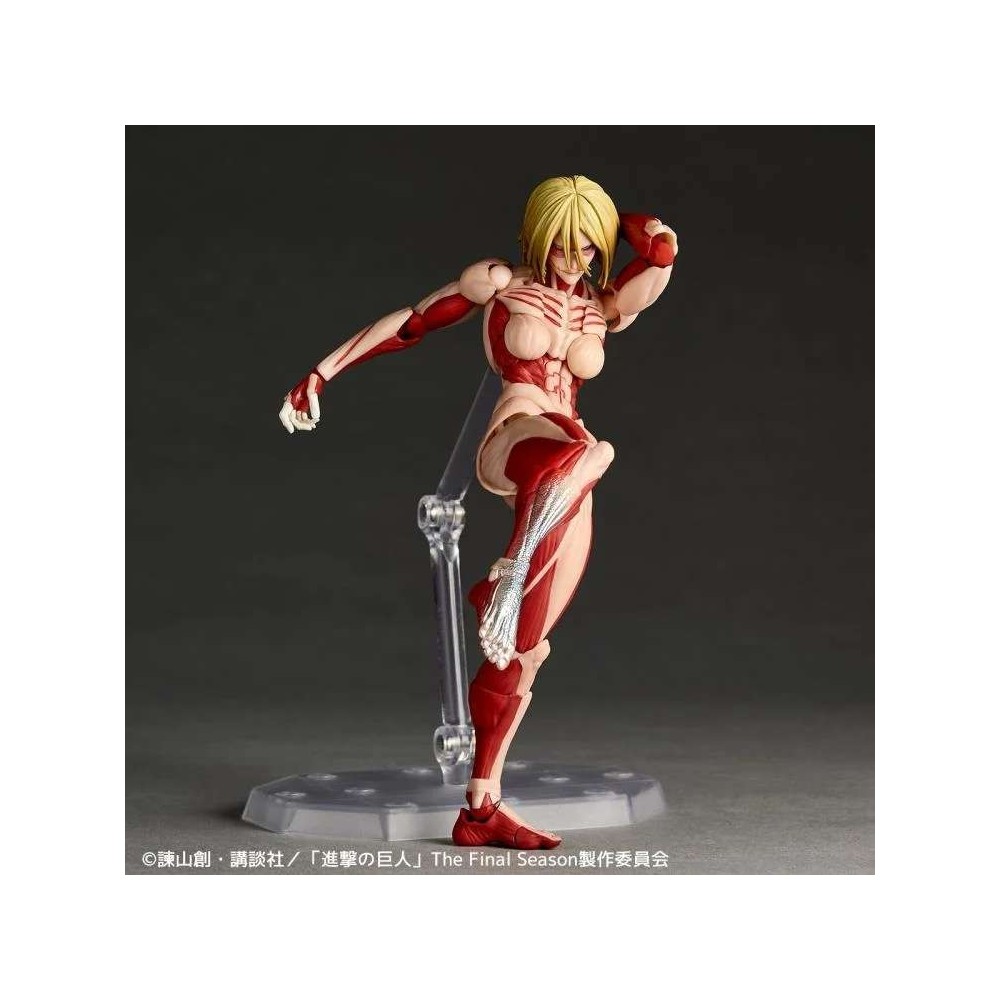 REVOLTECH A.Y. ATTACK ON TITAN FEMALE TITAN RE-RUN ACTION FIGURE KAITENDOH