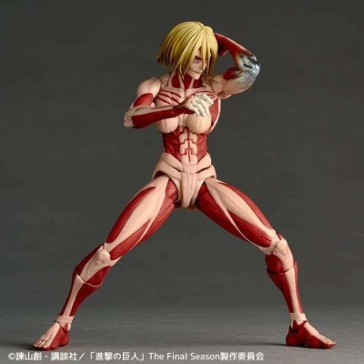 REVOLTECH A.Y. ATTACK ON TITAN FEMALE TITAN RE-RUN ACTION FIGURE KAITENDOH