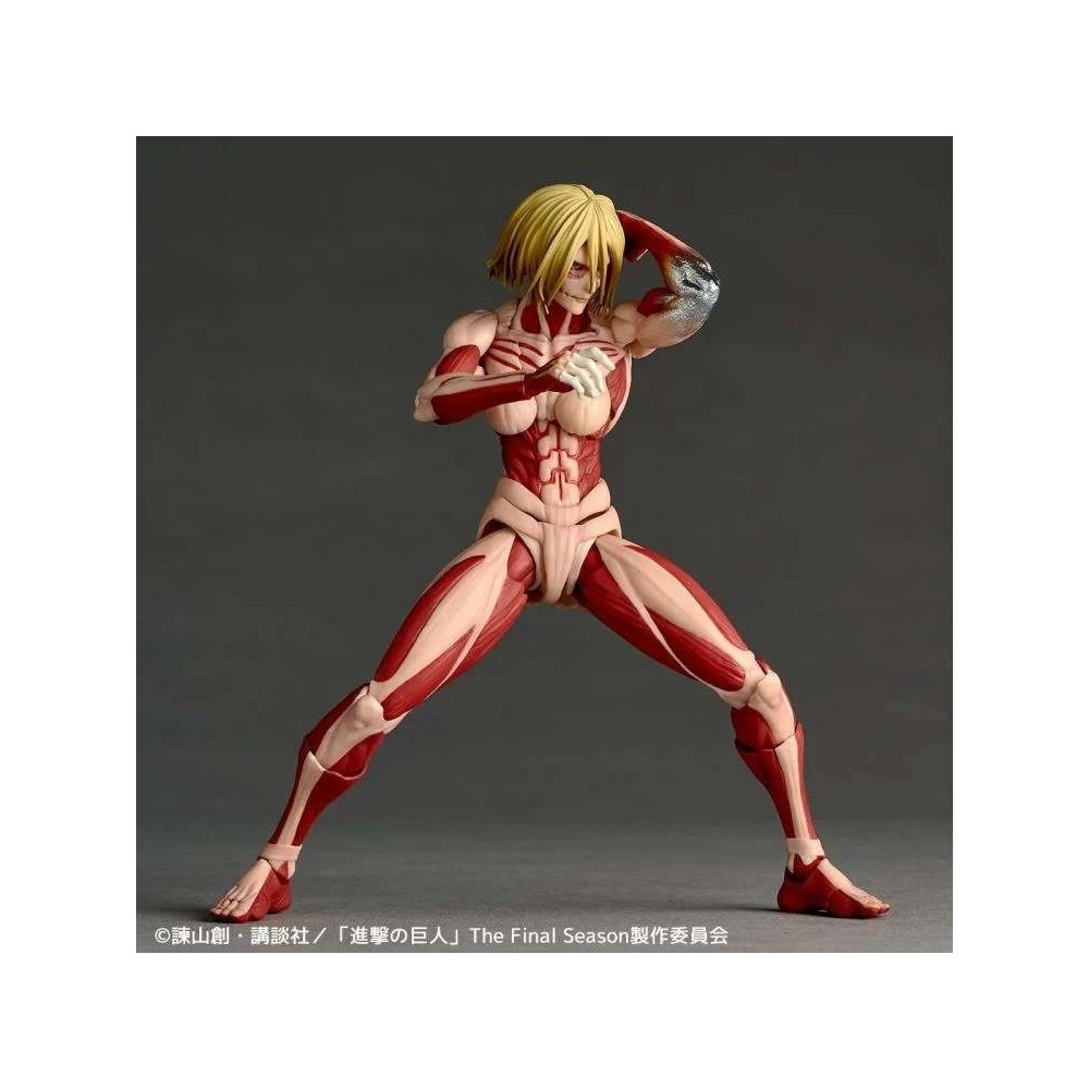 KAITENDOH REVOLTECH A.Y. ATTACK ON TITAN FEMALE TITAN RE-RUN 16CM ACTION FIGURE