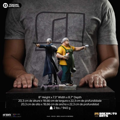 SAKAMOTO DAYS TARO SAKAMOTO ART SCALE DELUXE 1/10 STATUA FIGURE IRON STUDIOS