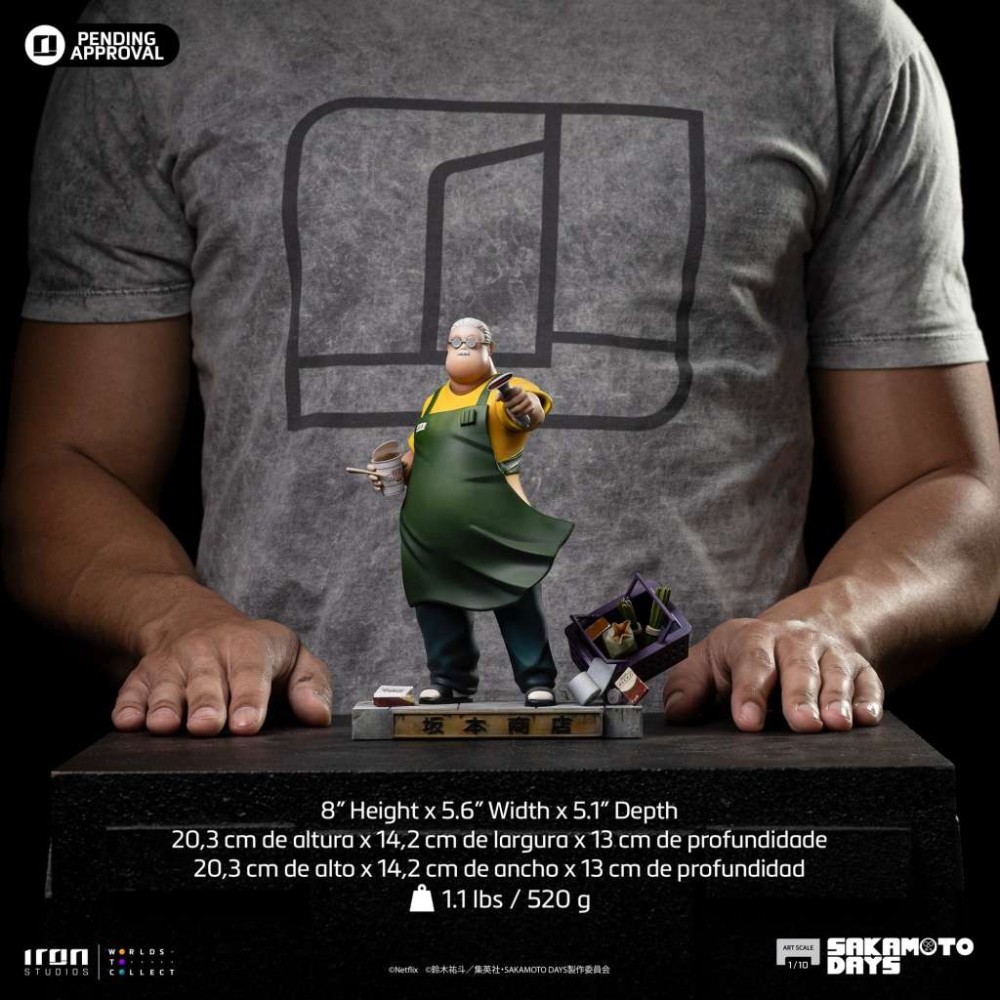 SAKAMOTO DAYS TARO SAKAMOTO ART SCALE 1/10 STATUA FIGURE IRON STUDIOS