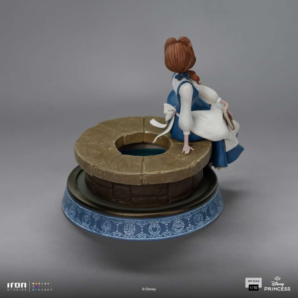 DISNEY'S ANIME PRINCESS BELLE STATUA FIGURE IRON STUDIOS