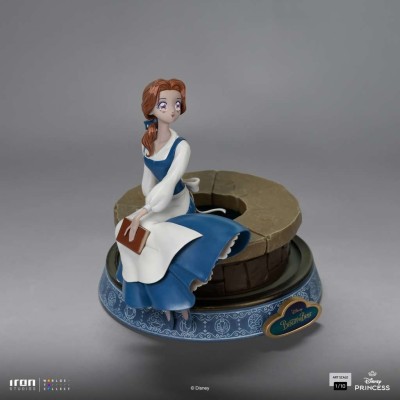DISNEY'S ANIME PRINCESS BELLE STATUA FIGURE IRON STUDIOS