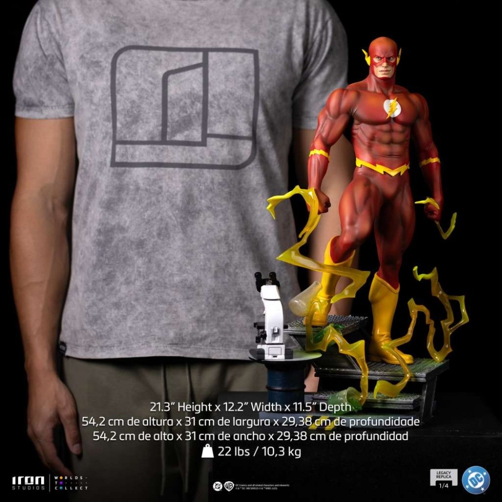 DC COMICS THE FLASH LEGACY REPLICA 1/4 STATUA FIGURE IRON STUDIOS