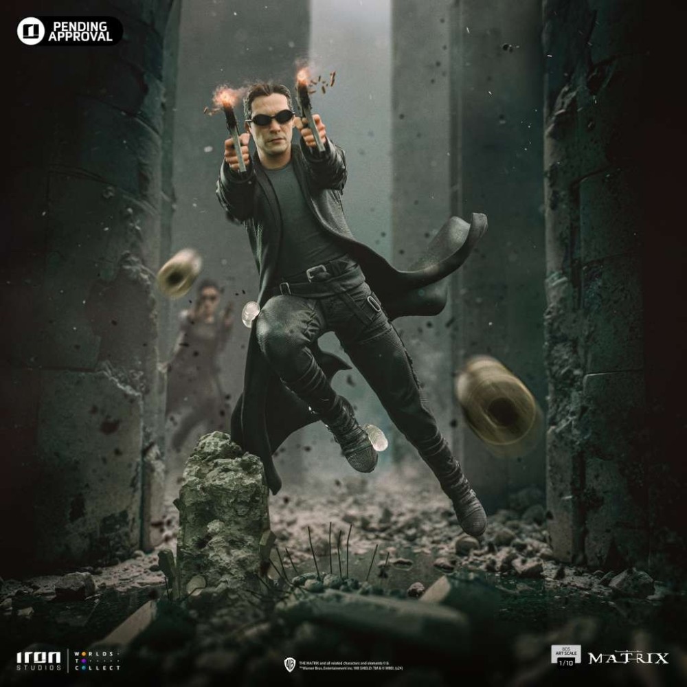 THE MATRIX NEO BDS ART SCALE 1/10 STATUA FIGURE IRON STUDIOS